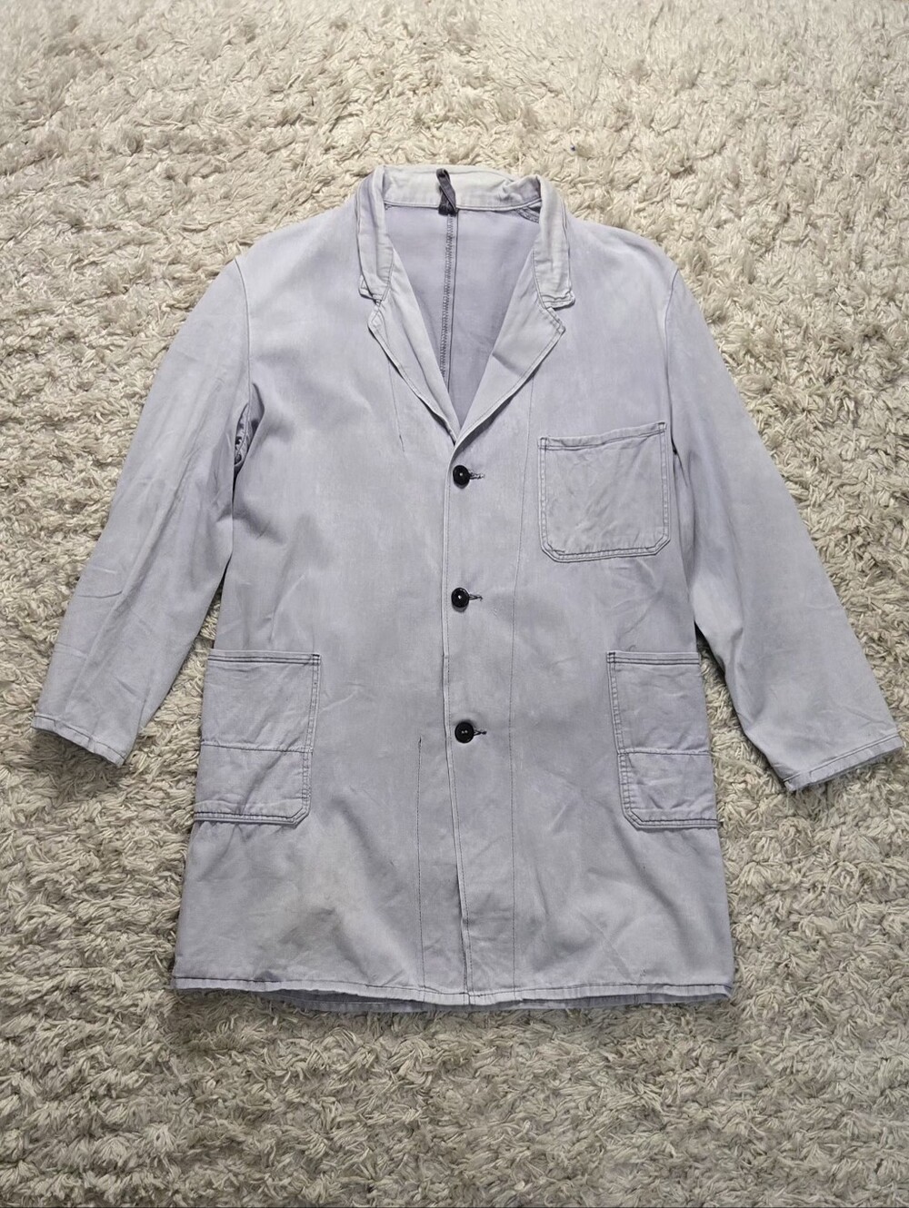 VTG Early 70s French Atelier Work Jacket 21x31